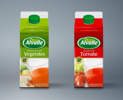 Diseño de packaging Alvalle